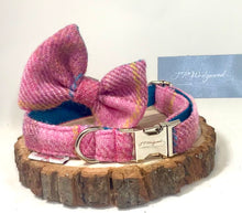 Load image into Gallery viewer, HUGES Harris Tweed ®Dog Collar & Bow