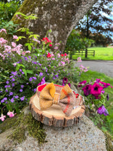 Load image into Gallery viewer, FLEMING Harris Tweed® Dog Collar & Bow