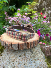 Load image into Gallery viewer, RUSSEL Harris Tweed® Dog Collar &amp; Bow
